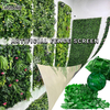 Pannelli di fogliame finto Parete artificiale di piante di erba verde per la decorazione del giardino