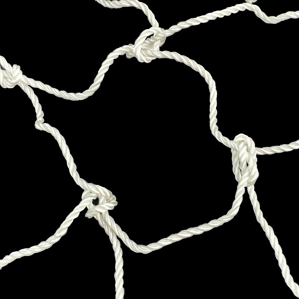 Tessuto a rete in nylon Rete annodata nera Rete per piccioni da balcone