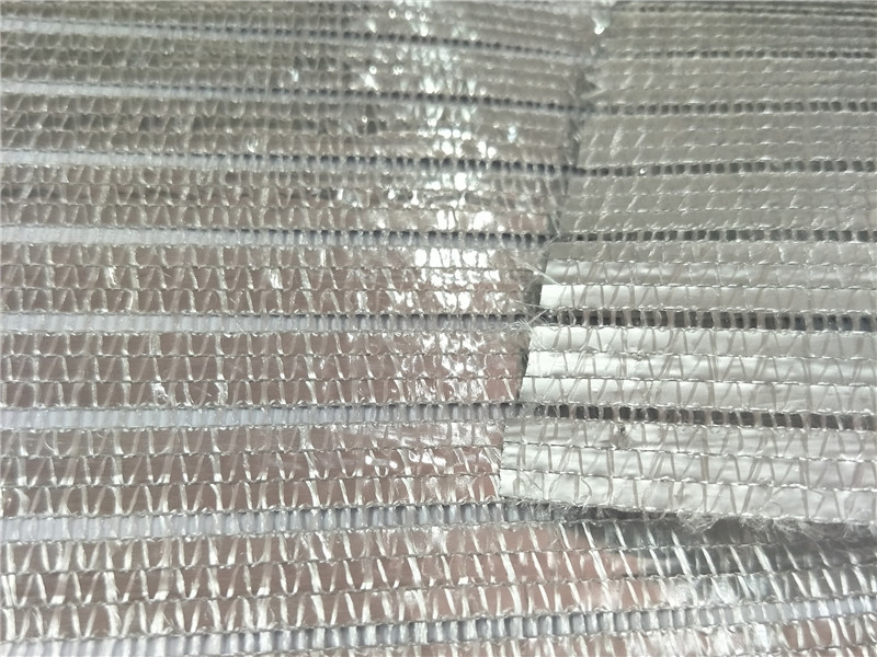 aluminum shade net rete ombreggiante in alluminio