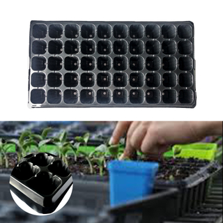 Black Garden Seedling Starter Vassoi Fori Vassoio per piantine 