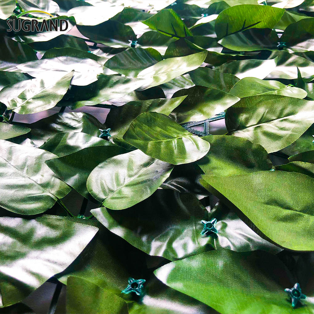 Recinzione di foglie artificiali Recinzione artificiale in PVC Erba artificiale Falso tappeto erboso