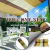 Rete ombreggiante di colore marrone 100% HDPE vergine da 180 g/m² per balcone