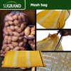 Borsa da imballaggio in sacchetto di rete intrecciata per patate in PP da 50 kg per cipolle da imballaggio