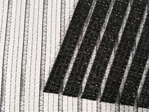 Net da fiore in alluminio bianco e nero in alluminio.