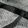 Rete parasole in tessuto a rete in foglio di alluminio in tessuto argento UV per auto