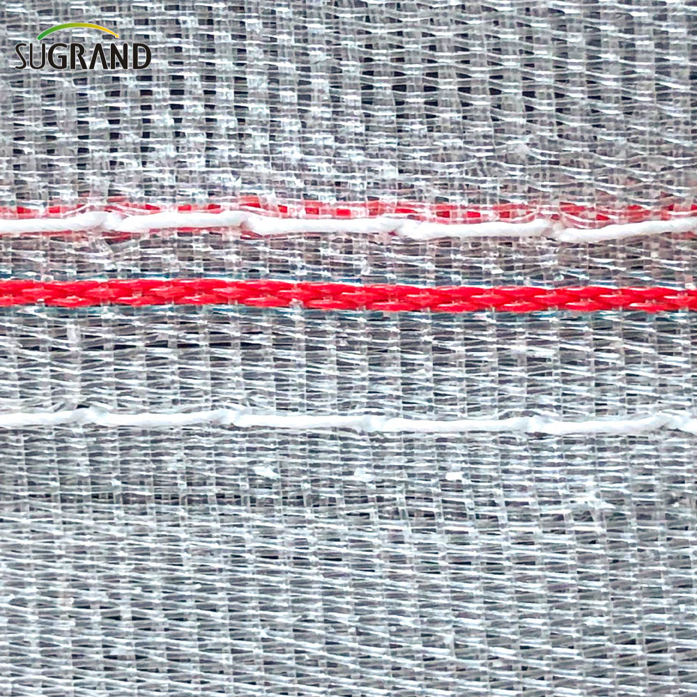 Rete anti insetti/tripidi trasparente lavorata a maglia per l'agricoltura