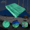 Tela di plastica impermeabile PE Tarpaulin blu-verde per agricoltura