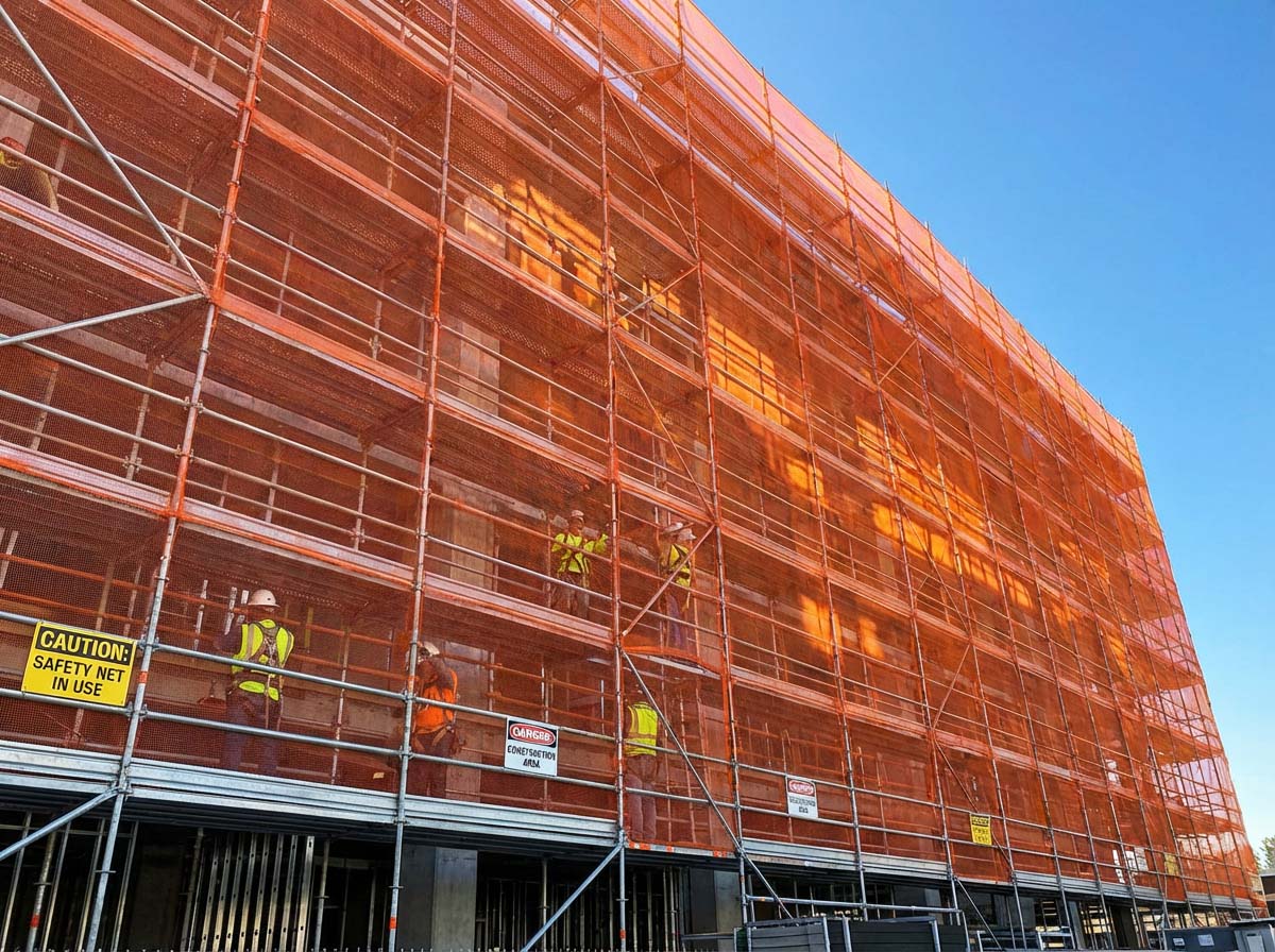 Rete di sicurezza ignifuga