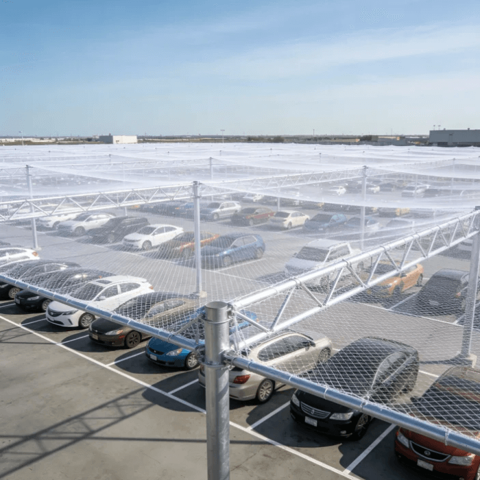 Come utilizzare le reti antigrandine per proteggere le auto?