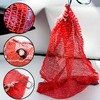 Borsa a rete per verdure in PE Borsa a rete per cipolla con coulisse