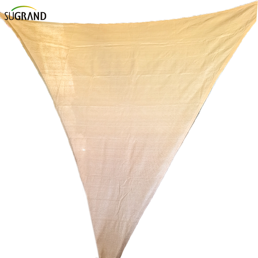 New Virgin HDPE Anti UV Parasole Vela Tenda da esterno Triangolo