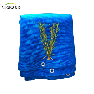 Sicurezza della protezione della plastica 50 gsm Blue Scaffold Net 