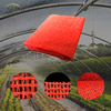 Nastro da 38 g/m² Rete parasole in HDPE rossa a due aghi 
