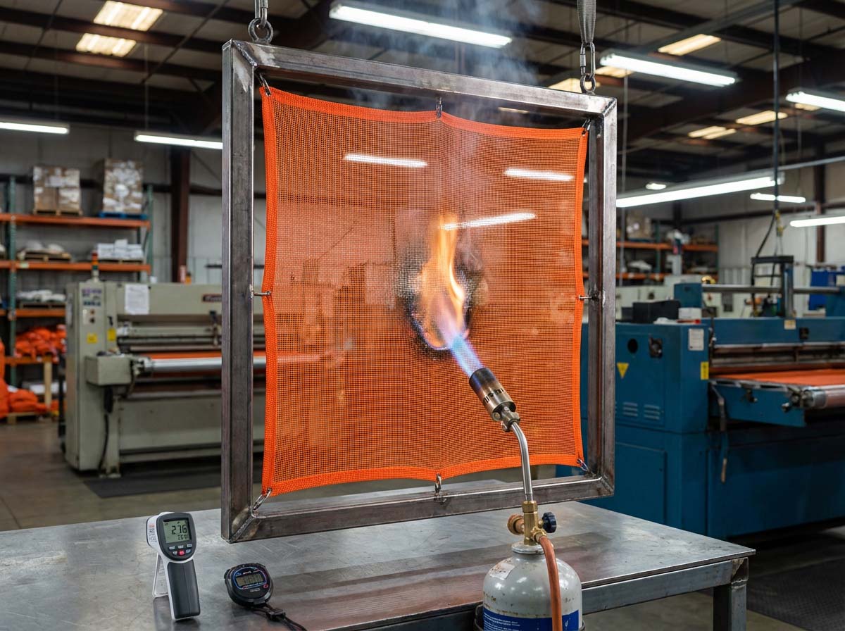 Net di sicurezza ritardanti di incendio