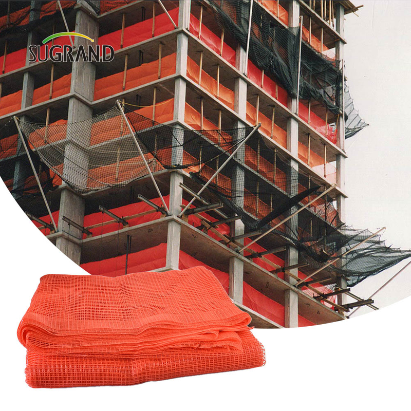 Reti di detriti da 3 m x 50m Detriti di impalcatura reti di impalcature arancione